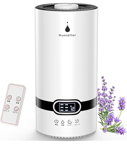 Amazon.co.jp: 加湿器 大容量 5L 上から給水 超音波式 卓上