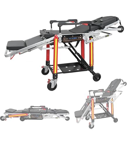 Amazon.co.jp: 救急車用担架ベッド 救急ストレッチャートロリー アルミ