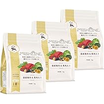Amazon.co.jp: ミシュワン ドッグフード 成犬用(国産鶏肉＆馬肉)1kg×3