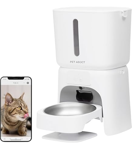 Amazon | SMILE カメラ付 自動給餌器 スマホ Wifi 遠隔 リモート 操作