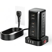 Usb ポート 電源タップ 黒 おしゃれ USBポート付電源タップ 雷ガード 4