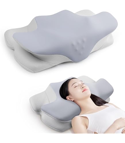 Amazon｜ネックピロー メモリーフォーム枕 睡眠用 輪郭枕 首と肩