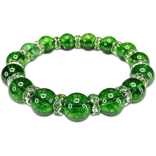 ペリドットブレスレット【天然石 宝石ランク】 楽天市場】ペリドット ブレスレット 9.8mm 17cm レディースM