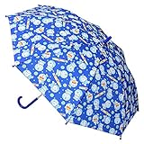 ドラえもん DORAEMON 子供 傘 カサ 45cm 50cm 手開き 雨傘 雨具 学童傘 保育園 小学生 8本骨 女の子 男の子 fo-46e313 45cm ブルー