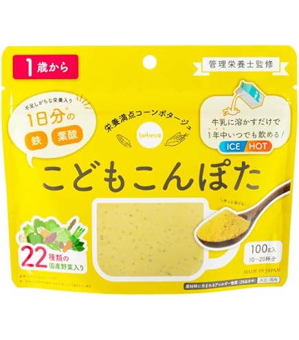 Amazon | TONY すくすくこどもこんぽた 70g 鉄分 子供 コーン
