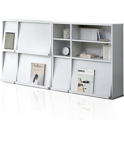 Amazon｜プッシュ式扉マルチキャビネット3列2段 カウンター下 収納