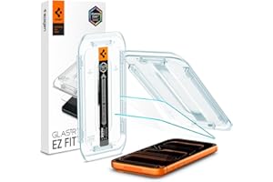 Spigen EZ Fit Tempered Glass Screen Protector for iPhone 17 Pro Max/16 Pro Max - 2 Pack