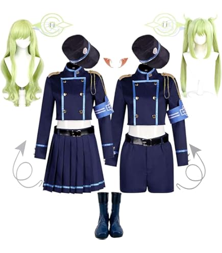Amazon.co.jp: ブルアカ コスプレ衣装 橘ヒカリ 橘ノゾミ 制服