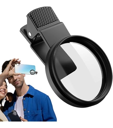 52mm クリップオン ND 2-400 電話カメラフィルター iPhone 1 Amazon.com : 52mm Clip-on ND 2-400 Phone Lens Filter for
