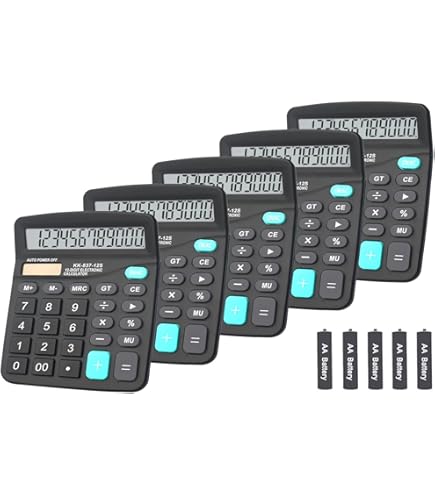 GUDTEKE Pink Calculator 12 Digit Large LCD Display Office Calculator Handheld Echanical - View #6