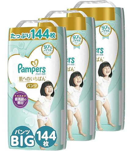 Amazon.co.jp: パンパース オムツ パンツ 肌へのいちばん ビッグ(12