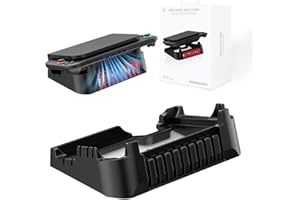 Switch 2 ドック用横置きスタンド 【2026新型】PhyiFlbey Switc h 有機EL モデル/S witchドック兼用 Switch 2 スタンド対応 スイッチ 2 用水平ス タンド 水平ベース収納ラック 通気性 放熱改善 転倒防止