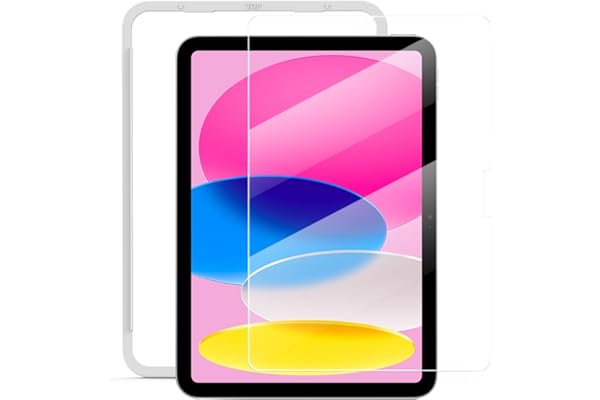 NIMASO ガラスフィルム iPad 第11世代（A16） 2025用/iPad 10.9インチ 第10世代 2022用 衝撃吸収 強化 ガラス 保護フィルム 指紋防止 ガイド枠付き NTB22I574