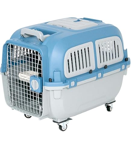 Amazon | ペットキャリー ペット航空ケース、中大型犬用ハードクレート