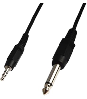 Amazon | φ6.3mm モノラル標準プラグ(オス) → φ6.3mm モノラル