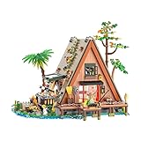 1486ピース 森のキャビン ブロックセット | 創造的なプレイのための精巧なAフレームハウスモデル | 大手ブランドと互換性あり | 6歳以上向けの教育DIYおもちゃ | 家のディスプレイやギフトに最適 (森のログハウス-1486粒です) [並行輸入品]