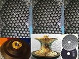 Full Bullnose V20 (20mm) 3/4 Inch Diamond Brazed Router Bit Profiler 4 Inch DRY Polishing Pad 9 Piec