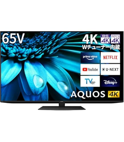 Amazon.co.jp: シャープ 65V型 液晶 テレビ AQUOS 4T-C65DL1 4K 