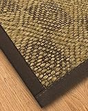 NaturalAreaRugs Oslo Natural Sisal Binding Rug Fudge 2' x 3' [並行輸入品]