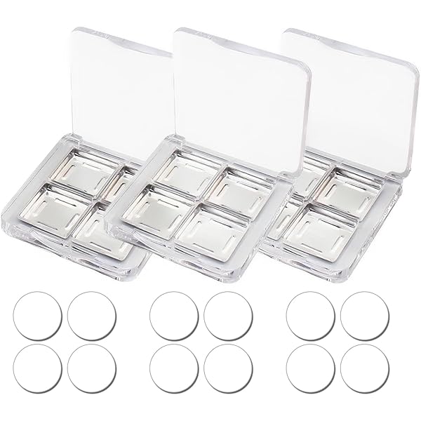 Amazon | アイシャドウケース 空容器 メイクパレット ケース 4色