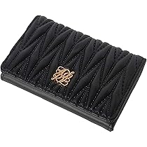 ☆たりら☆キルティング ブラック 三つ折り財布 三つ折り 財布 黒 ブラック キルティング 大容量 - メルカリ