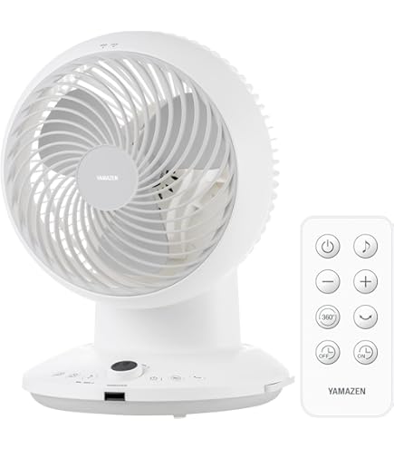 Amazon.co.jp: Yamazen YAR-CD20ES(W) Washable Circulator, DC Motor