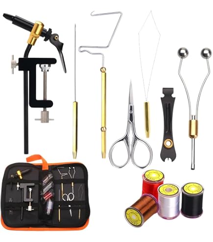 Amazon | Creative Angler フライタイイング標準ツールキット 木製