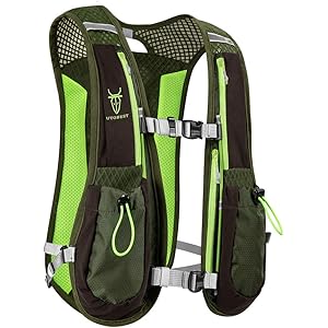 UTOBEST ランニングリュック5L ハイドレーションバッグ サイクリングバックパック トレランザック マラソンベスト