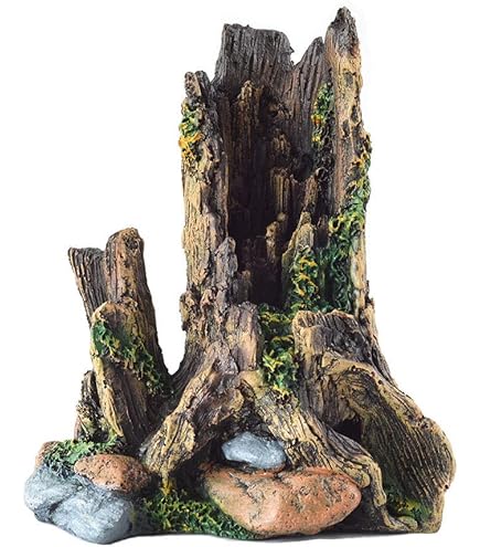 Amazon | tonntyann 爬虫類 登り木 流木 隠れ家 水槽 水槽装飾 樹脂