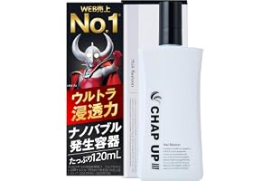 【毛髪診断士(R)と共同開発】 チャップアップ 医薬部外品 120mL×1 ヘアトニック 育毛剤 男性用 女性用 育毛 トニック 発毛促進 頭皮にやさしい 無添加 頭皮ケア スカルプ 薬用 メンズ 育毛ローション (CHAPUP) [説明書付]