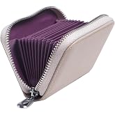 [HAKATA NO MORI LEATHER] 本革 クレジット カード ケース 磁気 干渉 防止 スキミング防止 RFID カード入れ じゃばら 大容量 メンズ レディース (10 ベージュグレイ)