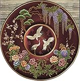 FineアートタペストリーCloisonne壁タペストリー 52 x 51 パープル 3679-WH
