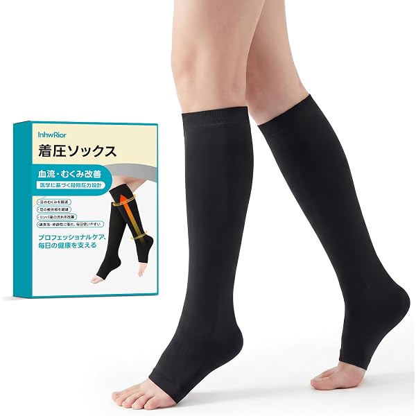 Amazon.co.jp: むくみに「下肢静脈の血流促進」医療用弾性ストッキング