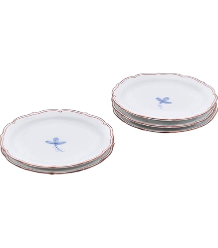 Amazon.co.jp: 有田焼 福泉窯 スクエア・ディナープレート 唐草変り