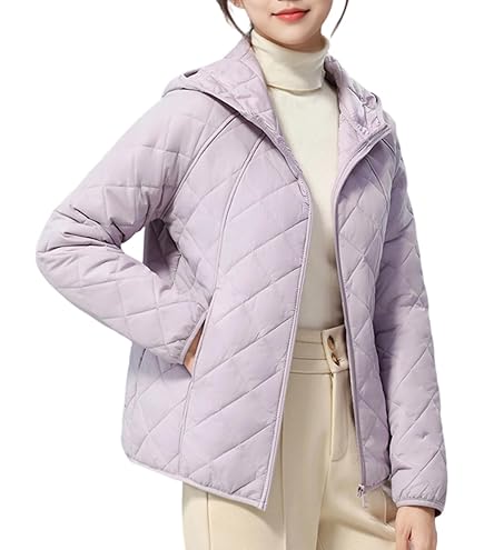 ENFOLD エンフォルド　SATIN QUILTED JACKET 36 ENFOLD - SATIN QUILTED JACKET / ダウンジャケット / レディース