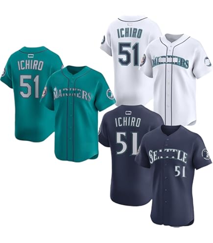 Amazon.co.jp: [OUNIY] 鈴木一郎 ユニフォーム シアトル マリナーズ