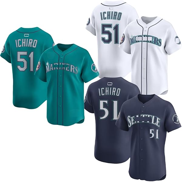 Amazon.co.jp: [kingloong] 野球 ユニフォーム 鈴木一郎 シアトル