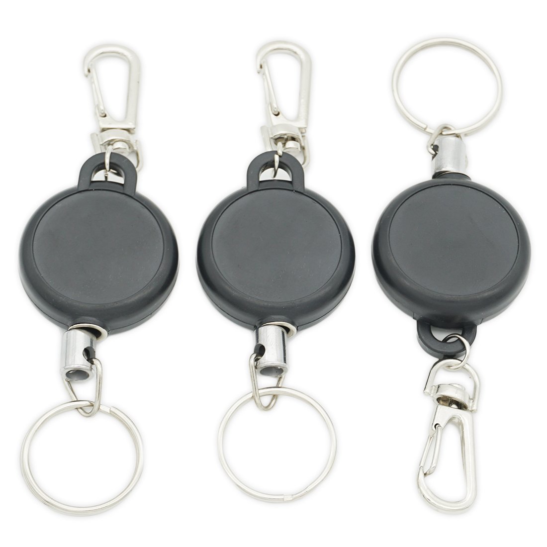 ツリグラ カラビナ付 キーリール キーホルダー リールキーホルダー 伸縮自在 紛失防止 3個組 Exert 小物用品 釣り具のクチコミ 口コミ インプレ サイト