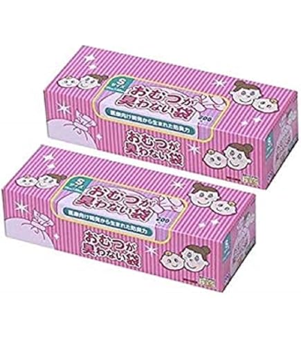 Amazon.co.jp: おむつが臭わない袋 BOS ベビー用 箱型 Sサイズ 200枚
