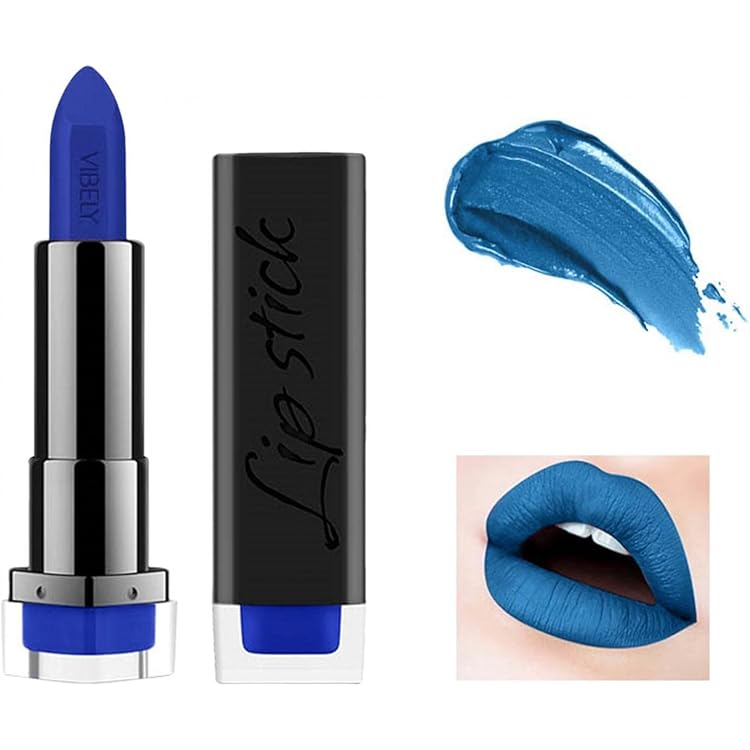 Amazon | 29色選択可 口紅 青 緑 赤 紫 黒 白 リップ 口紅 落ちない