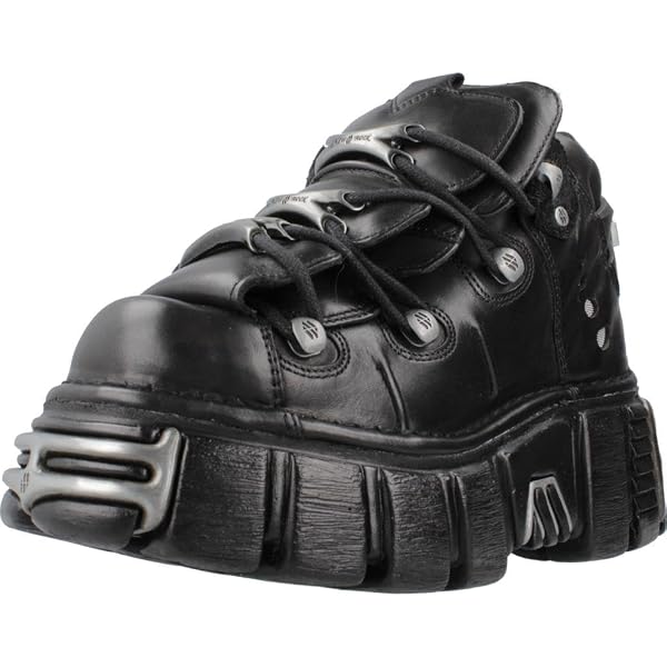 Amazon | New Rock Shoes - Classic New Rock Leather Boots with