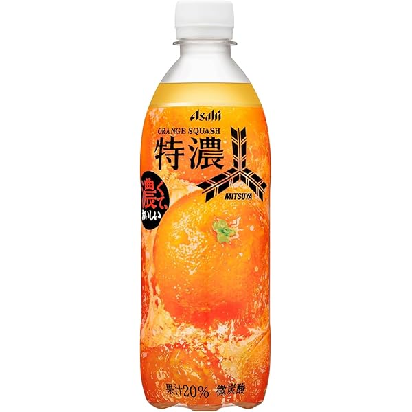 asahi出品 Amazon.co.jp: Asahi Beverage Mitsuya Tokuno Orange Squash, 16.9 fl