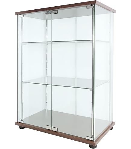 Amazon.co.jp: 塩川光明堂 ガラスケース ホワイト 41x24.5x100cm