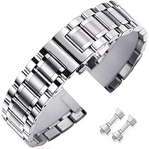 時計ベルト 24mm ステンレスベルト 初期物 TAIKONAUT 24mm TAIKONAUT 尾錠 バックル-001X パネライ用ベルトに : 時計