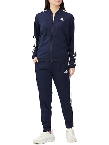 【2,726円】アディダス ジャージ上下セット 3ストライプス レディース