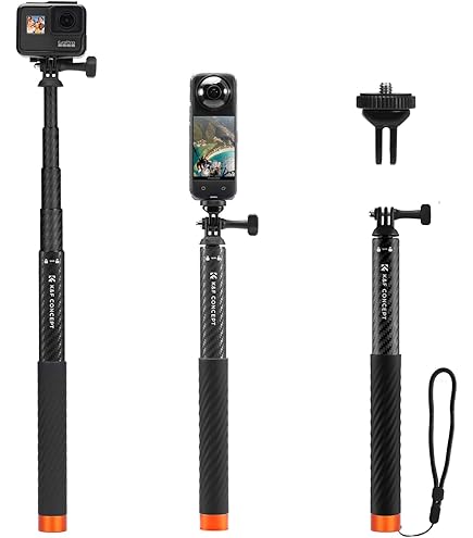 Amazon | 3m自撮り棒 Camnoon 超長い自撮り棒 Insta360 GoProに適用