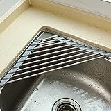 Amazon レック Riffle たためる シンク コーナーラック 水切りラック オンライン通販