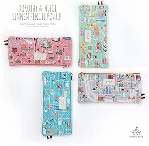 Amazon シティー イラスト ペンポーチ 4種 世界 ペンケース かわいい 高校生 おしゃれ 筆箱 ペンシルケース 小物入れ 誕生日 プレゼント 雑貨 シンプル オフィス用品 デスク収納 事務用品 かばん 携帯 可愛い ペア 入学 ブラック ホワイト ピンク ヨーロッパ アジア