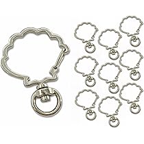 シルバー貝殻型キーホルダー Amazon | 「キ05」 20個入 キーホルダー パーツ 貝殻 シェル
