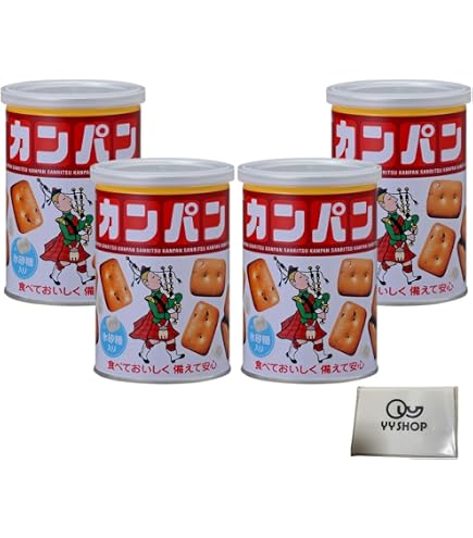 Amazon | カンパン100g 6缶入り | Sanritsu | 備蓄用保存パン 通販